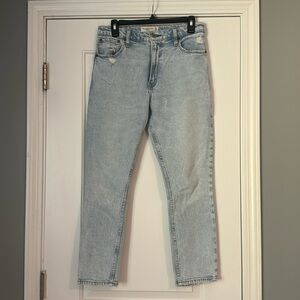 Abercrombie Jeans, The skinny high-rise, light wash size 27 (4 short)